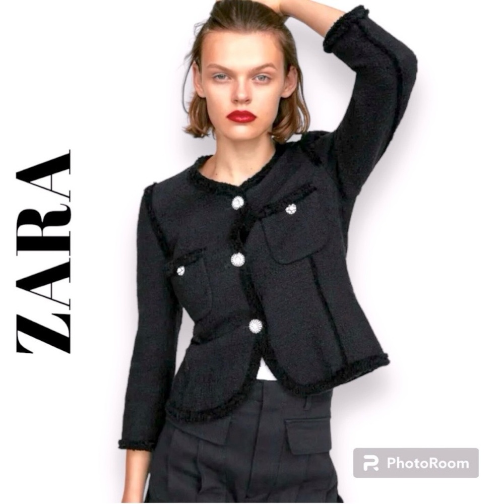 Zara Women's Elegant Black Blazer